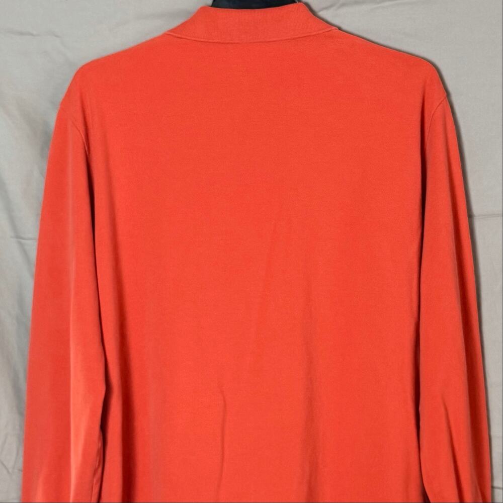 Polo by Ralph Lauren Polo shirt men’s XL long sleeve orange. Great Condition! - Picture 5 of 6